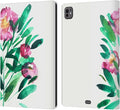 Head Case Designs Officially Licensed Mai Autumn Peonies Floral Blooms Leather Wallet Case Compatible with Apple iPad Pro 11 M4/M5 2024/2025