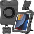MRWHO Kids Case for iPad 9th 8th 7th Generation 10.2 inch – Sturdy Lightweight Flexible Shockproof Stand Handle Girls Boys Case for iPad 9 8 7 Gen 2021/2020/2019 Grey