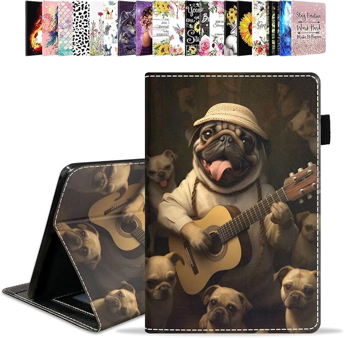 Funny Pug Playing Guitar