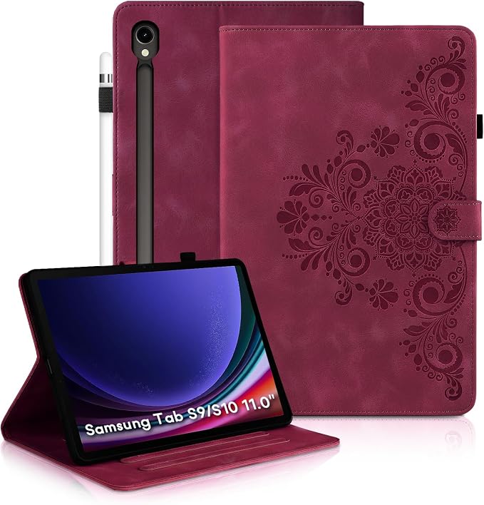 Mandala-Wine Red