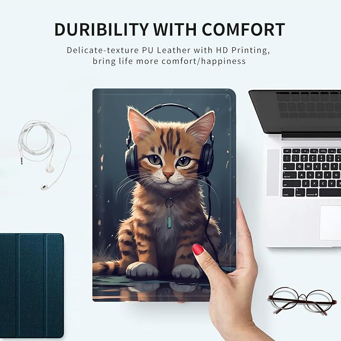 Cat with Headphones