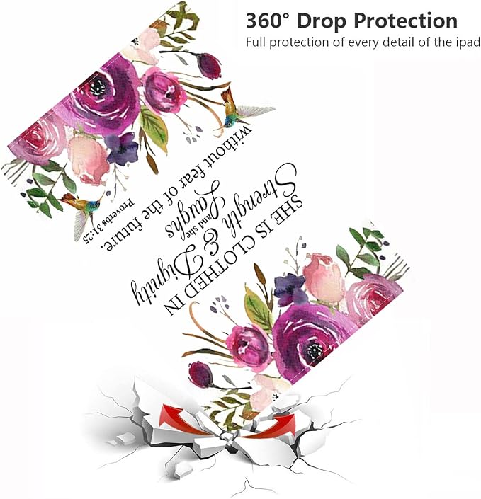 Pink Background Bible Verse Proverbs 31:25