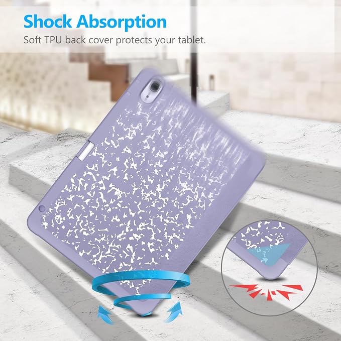 composition book lilac