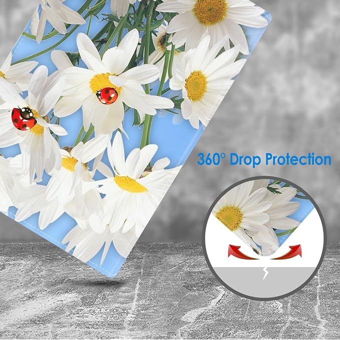 Daisy Flowers and Ladybug