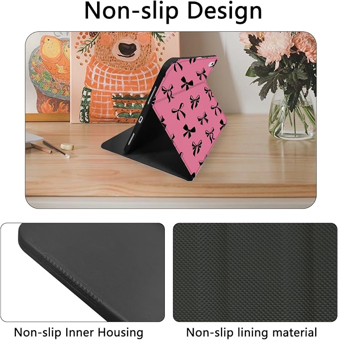 Pink - Black Bow