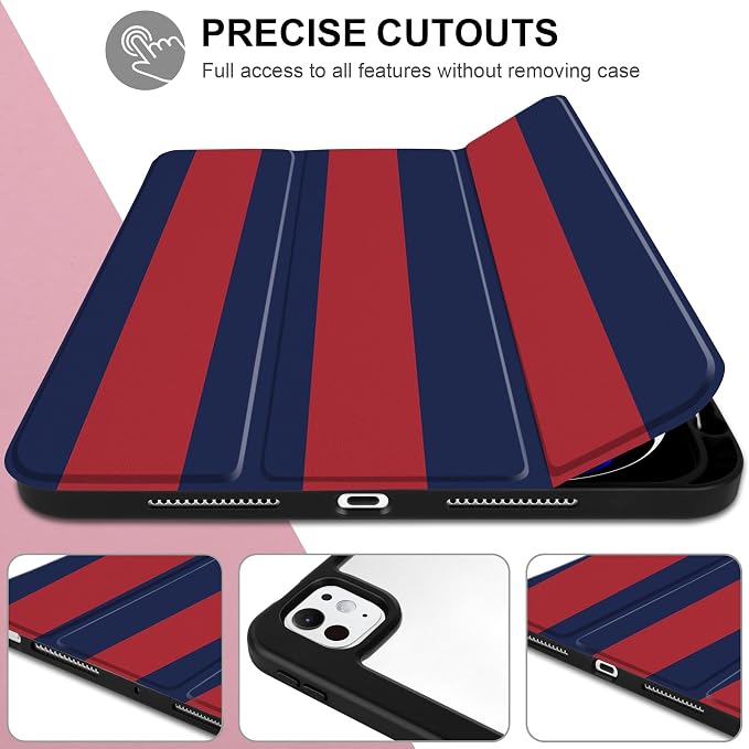 Red blue stripes