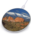 Pikes Peak Colorado Wireless Charger Fast Wireless Charging Pad with USB Cable 10W Anti-Slip Magnetic Wireless Charger Portable Slim Charger Puck Travel Charging Station