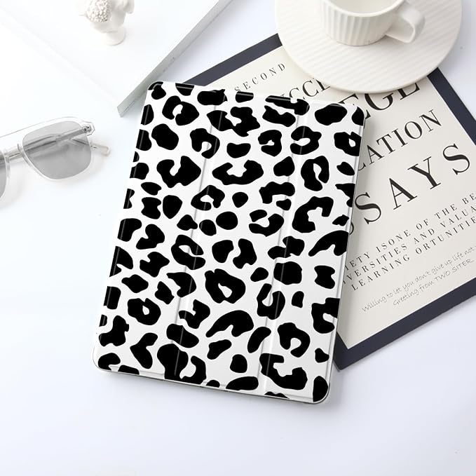 w-Black Leopard Print