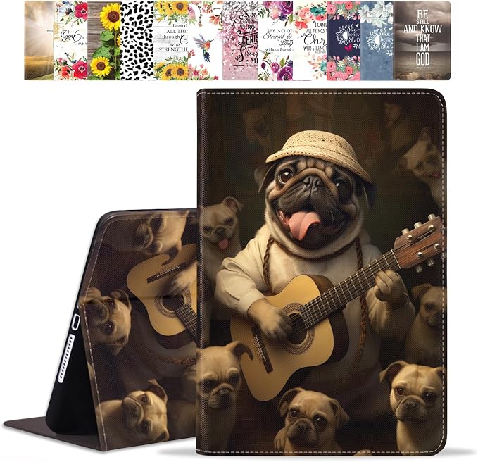 Funny Pug Playing Guitar