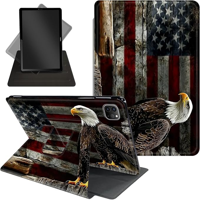 Bald Eagle American Flag
