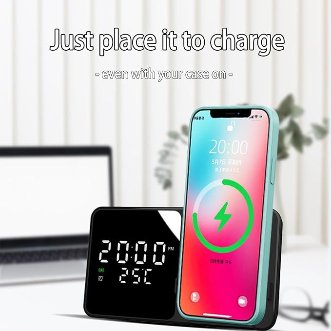 Multi Functional Alarm Clock W5 White