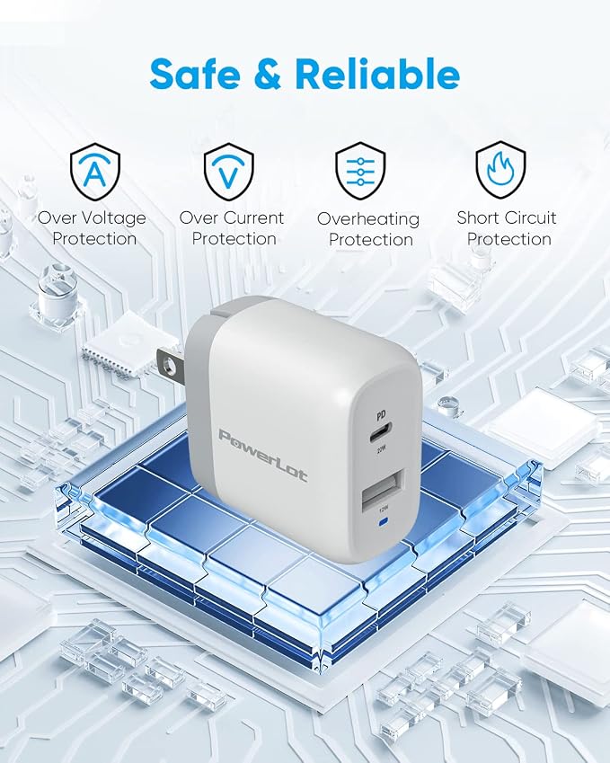 32W USB C + A