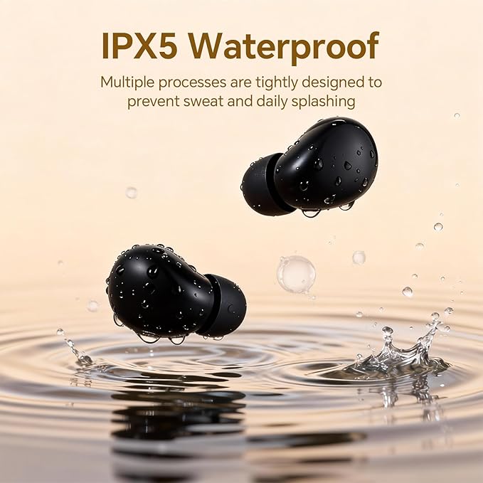 Ear Buds Invisible Mini Earbuds Wireless Bluetooth Smallest Low Profile Micro Tiny Discreet Hidden Earbuds for Work Small Headphones Sleep Wireless Earphone IPX5 Waterproof for Small Ear Canals