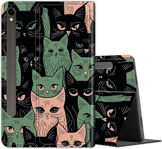 Black Green Cats