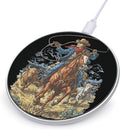 Cowboys on Horseback Phone Charger Magnetic Charging Pad Anti-Slip with USB Cable