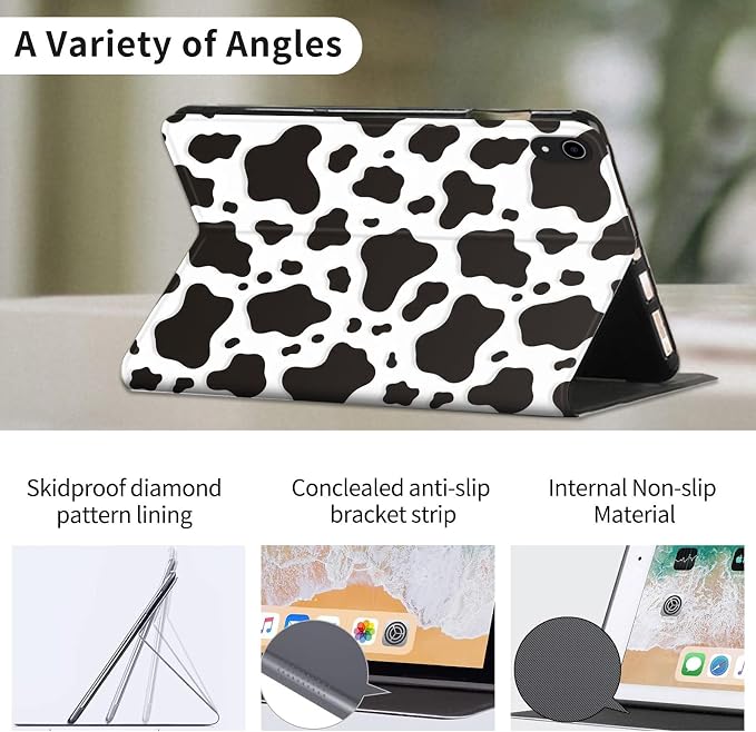 Black White Cow Print