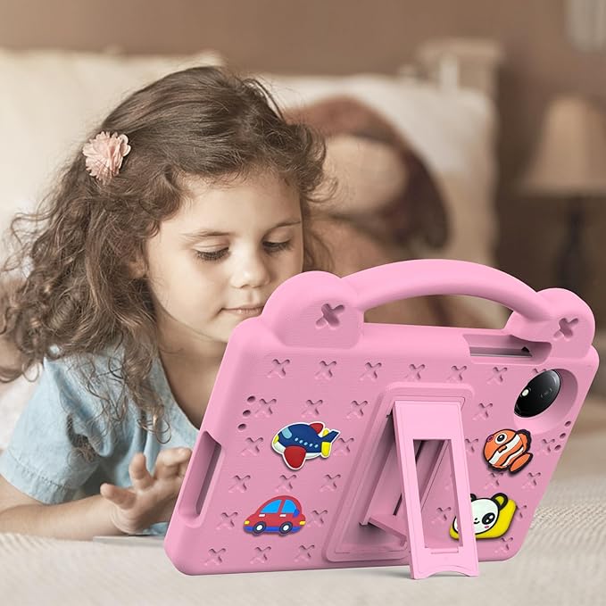 Compatible with Doogee U11/U11 Pro 2025 11 inch/Tab G6/Tab G6+ 11 inch/Infinix Xpad 20 2025 inch/Umidigi G7 Tab Pro 2024 11 inch Tablet Case Shoulder Strap &amp Stand Handle Pink