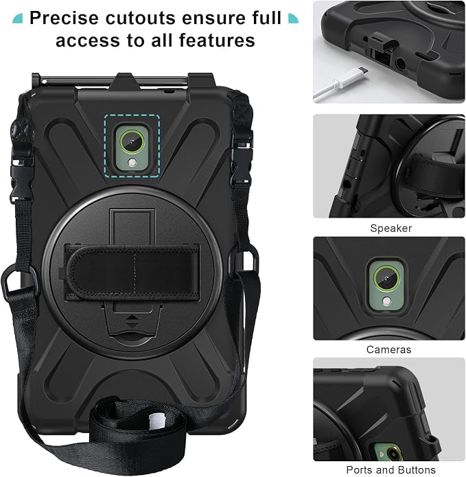 Galaxy Tab Active 5/3 8.0 Case-Black