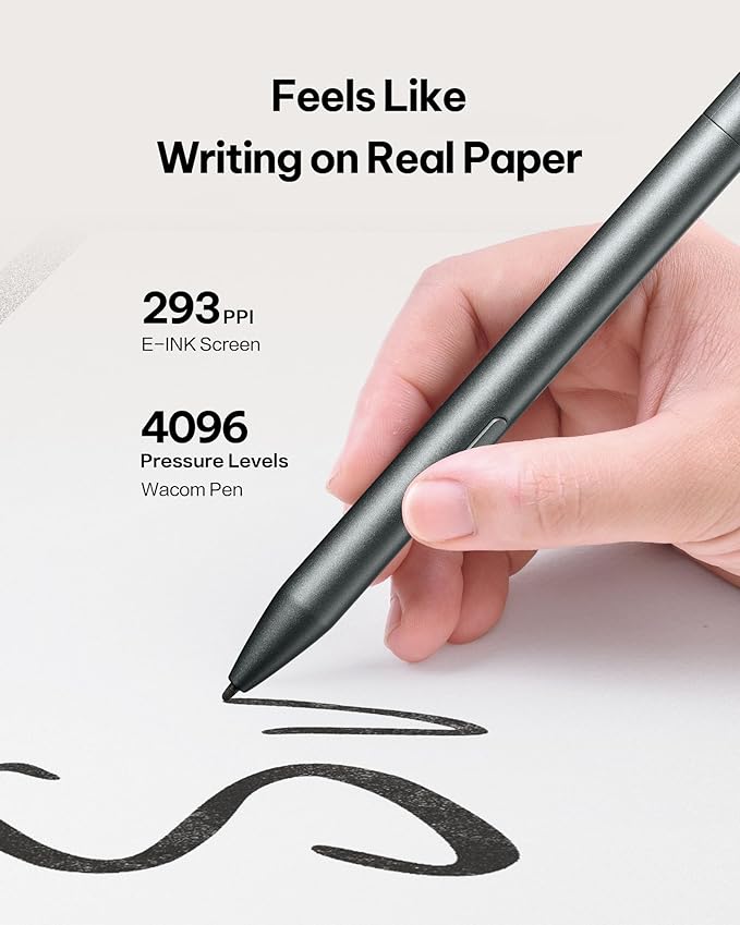 iflytek AINOTE Air 2 Bundle - Black Folio Case 8.2-inch AI Note-Taking Tablet Writing Paper Tablets Digital Notebook with Pen Voice-to-Text Transcription Multi-Languages Chatgpt Support