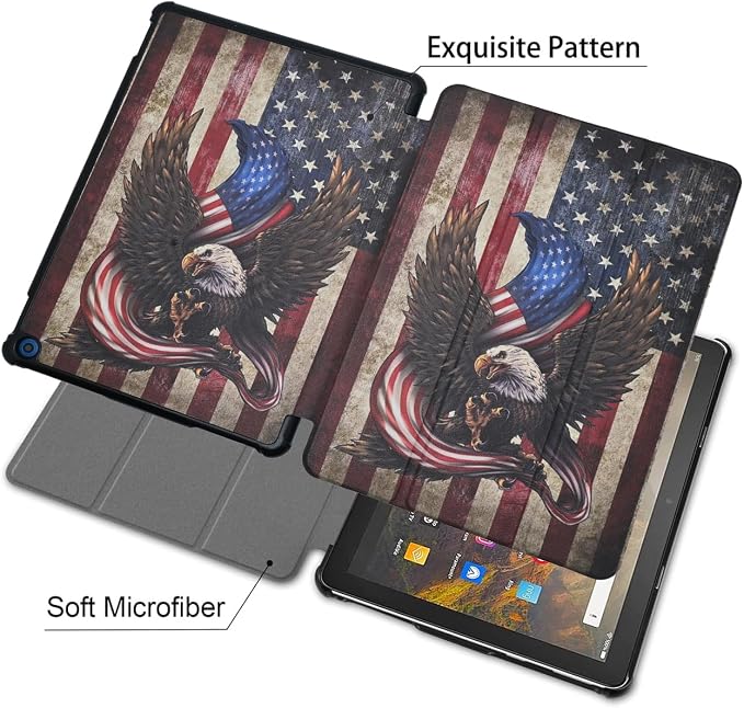 Bald Eagle American Flag