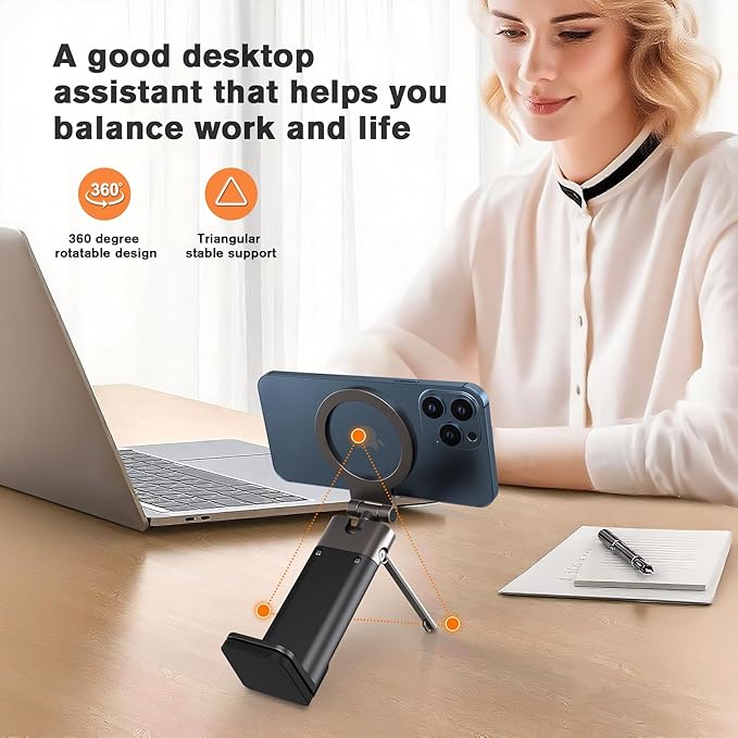Airplane Phone Holder Mount360° Adjustable Hands-Free MountHandsfree Airport Mount Long Flight Must Haves for Woman Man Fits iPhone 17 16 15 14 Pro Max Series