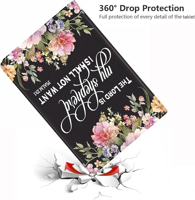 Floral Quotes Bible Verse Psalm 23:1