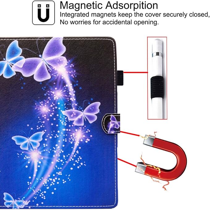 2 Purple Butterfly