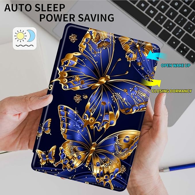 Blue Gold Butterfly