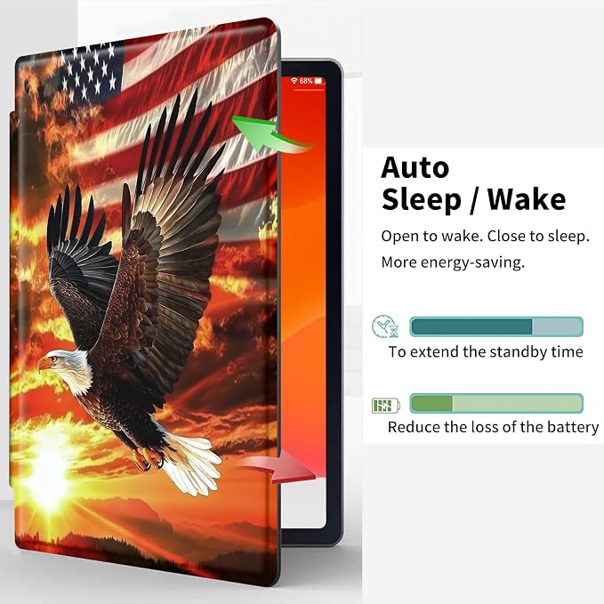 American Flag Bald Eagle