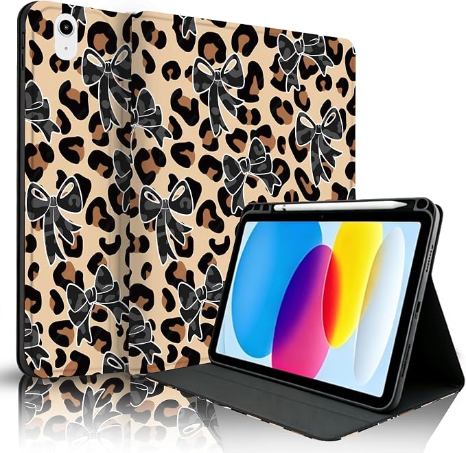 Classic Leopard - Black Bow