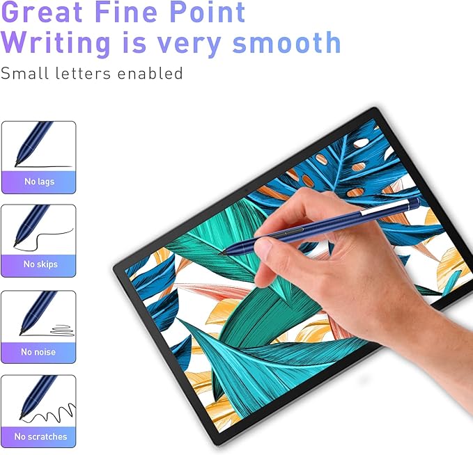 Genuine Digital Stylus Pen for HP Envy x360/Pavilion x360/Spectre x360 2-in-1 Touch Screen Laptops Support MPP 1.51 Tilt Pen with 1024 Pressure Sensi