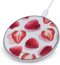 Strawberries Slices Fast Portable Charger 10W Funny Graphic Phone Charging Pad with USB Cable