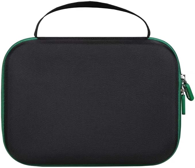 Black with Green Zipper