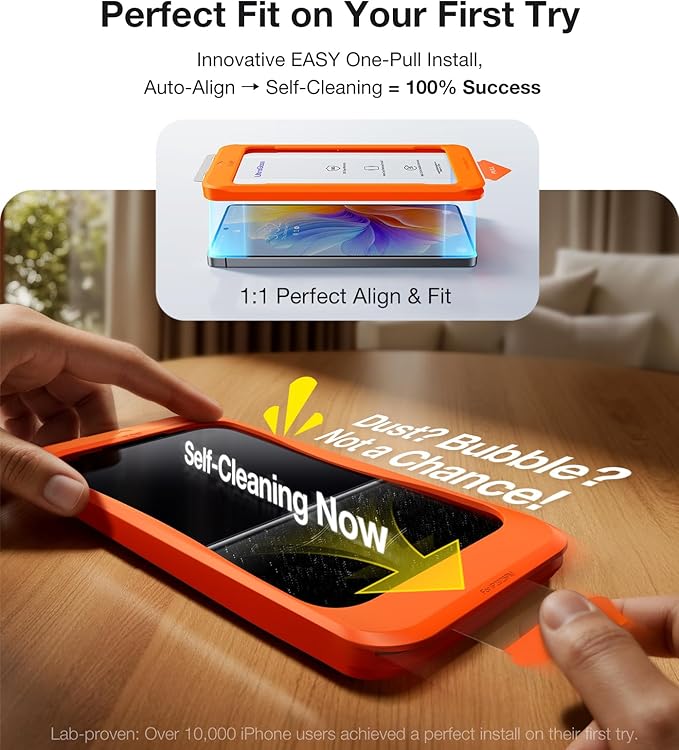 UltraGlass TOP 9H+ OptiArmor for Samsung Galaxy S26 Ultra Screen Protector [NO.1 Anti-Reflection &amp Military Grade Shatterproof] Galaxy 26 Ultra Tempered Glass Anti Glare Easy One-Pull Install 2