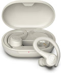 JLab Go Sport+ Wireless Workout Earbuds with C3 Clear Calling Secure Earhook Sport Design 35+ Hour Bluetooth Playtime 3 EQ Sound Settings Sand