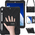 BRAECN Case for iPad Air 3rd Generation 2019 / iPad Pro 10.5 inch 2017 Rugged Heavy Duty Shockproof Cover with Pencil Holder 360° Rotating Kickstand &amp Adjustable Hand Strap &amp Shoulder Strap