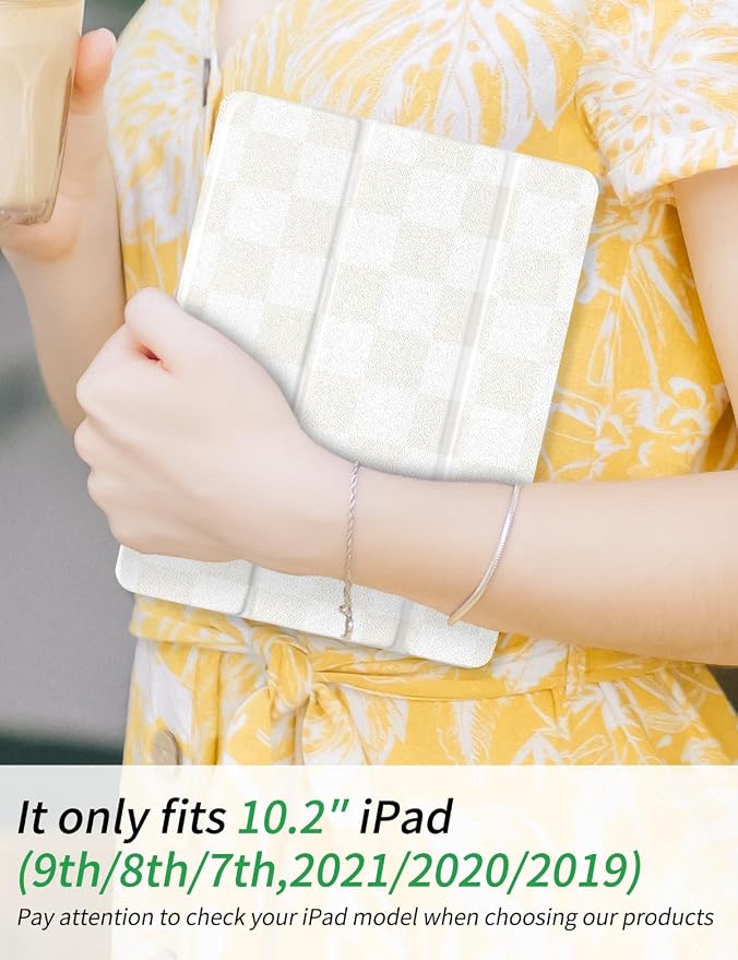 Beige Checkered