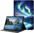 Case for iPad 5th/6th Gen 9.7 2017/2018iPad Air 1/2 9.7 InchSlim PU Leather Cover Adjustable Stand Auto Wake/SleepAurora Over Mountains