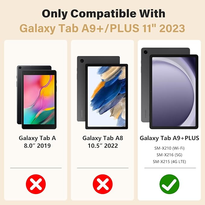 Case for Samsung Galaxy Tab A9 Plus 11 inch 2023 Protective Cover for Galaxy Tab A9+ Plus Tablet Kids Girls with Shoulder Strap Butterfly Kickstand Shockproof Protective