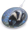 Badger Blue Bluebells Phone Charger Magnetic Charging Pad Anti-Slip with USB Cable