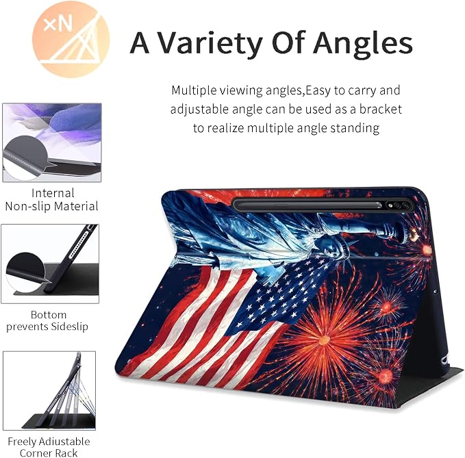 Statue of Liberty American Flag