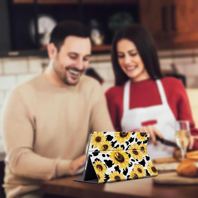 Sunflower Cow Print