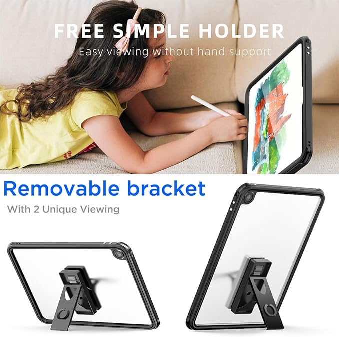 AICase for Waterproof iPad (A16) 11th Generation 11 Inch 2025 iPad 10th Generation Case 10.9 2022[Built-in Screen Protector&ampStand] [IP68 Waterproof] Full Body Rugged Shockproof Protective Cover