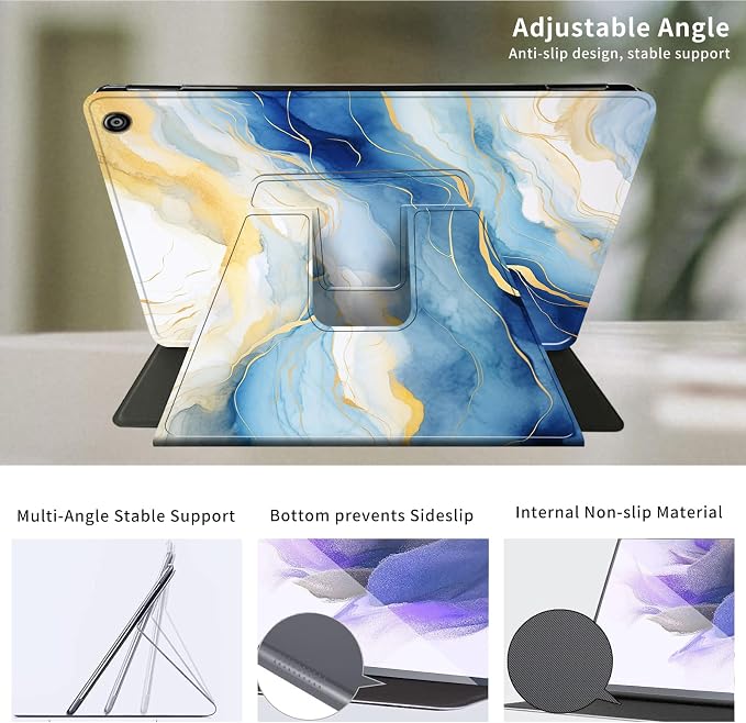 Blue Gold Marble
