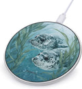 Leopard Seal Swimming Phone Charger Magnetic Charging Pad Anti-Slip with USB Cable