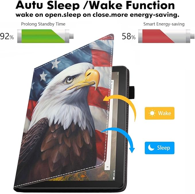 Patriotic American Flag Bald Eagle