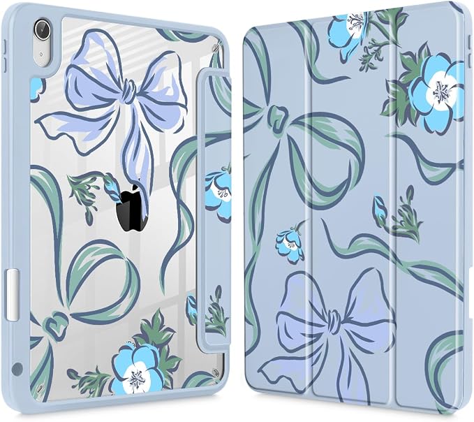 Flowers-Bows-Blue