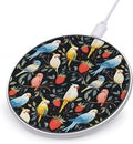 Cockatiel Parrot Wireless Charger Anti-Slip Wireless Charging Pad Slim Charger Mat for Men Women