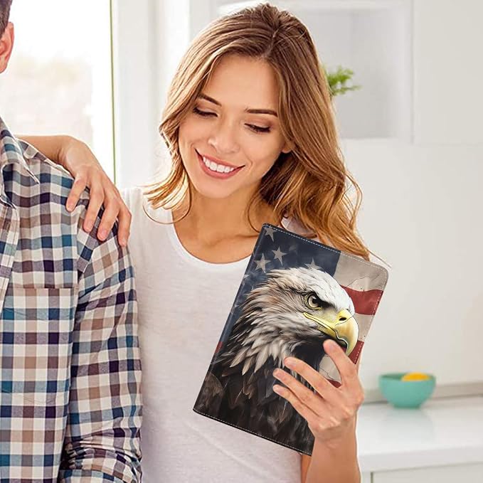 Patriotic American Flag Bald Eagle