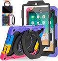 ROISKIN iPad 6th 5th Generation Case 9.7 Inch Pro 9.7 Air 2 with 360 Kickstand Hand Strap [Screen Protector 15ft Drop Protection]Heavy Duty Air 2 /Pro 9.7 / iPad 6th 5th Gen Case for Kids Women Men
